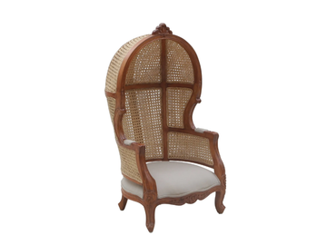 PORTER JUNIOR - High-back wicker garden armchair by Il Giardino di Legno - view 2